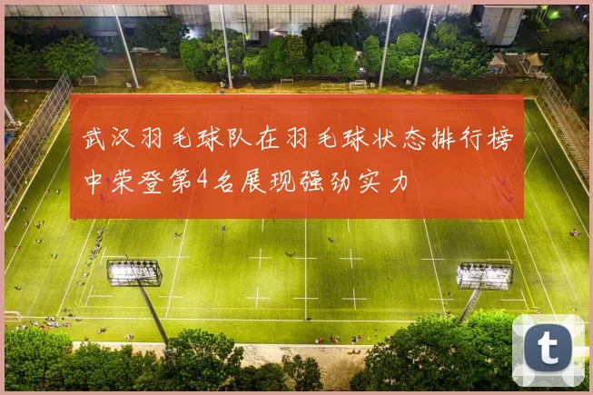 武汉羽毛球队在羽毛球状态排行榜中荣登第4名展现强劲实力