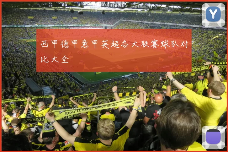 西甲德甲意甲英超各大联赛球队对比大全