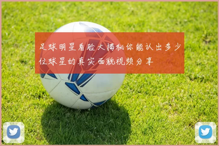 足球明星看脸大揭秘你能认出多少位球星的真实面貌视频分享