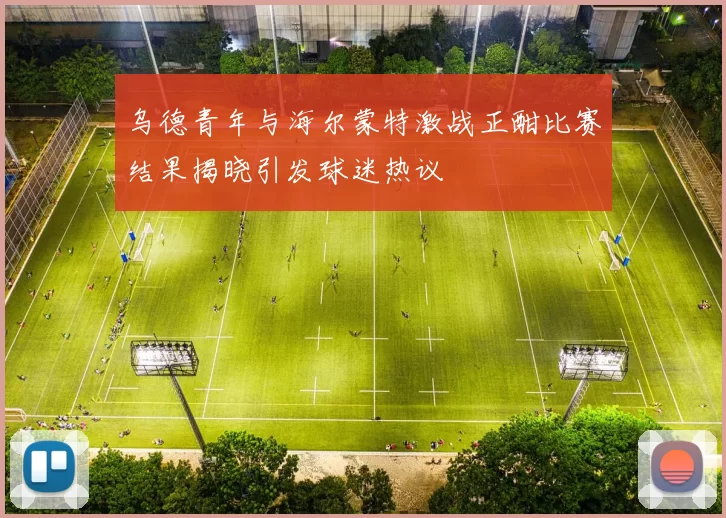 乌德青年与海尔蒙特激战正酣比赛结果揭晓引发球迷热议